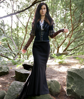 YENNEFER - fantasy costume set for cosplay of  Yennefer from Vengerberg