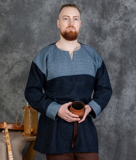Woolen tunic from Birka decorated with a wide, rectangular hem