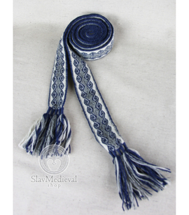 Early Medieval 100% Wool Handwoven Fringe Belt
